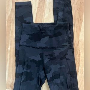 lulu lemon camo leggings